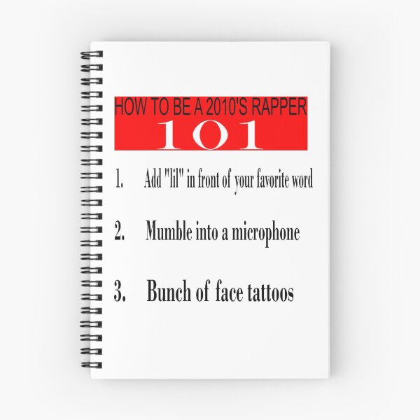 Item preview, How to be a Rapper 101 designed and sold by JonaArts.
