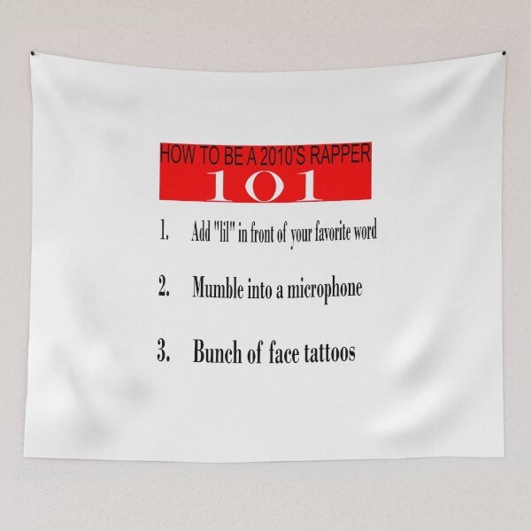 Item preview, How to be a Rapper 101 designed and sold by JonaArts.