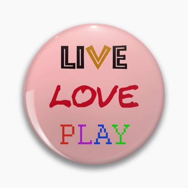 Item preview, LIVE LOVE PLAY - MINIMALIST designed and sold by JMPrint.