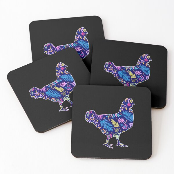 Item preview, Floral Pattern Chicken designed and sold by thingsandthings.