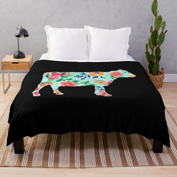 Item preview, Floral Pattern Cow designed and sold by thingsandthings.