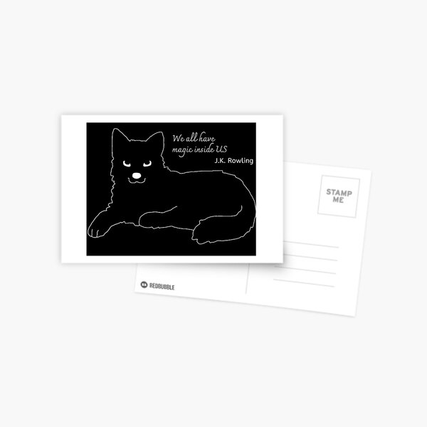 Item preview, We all have magic inside us j.k. rowling cool fox  designed and sold by Yurii Novosad.