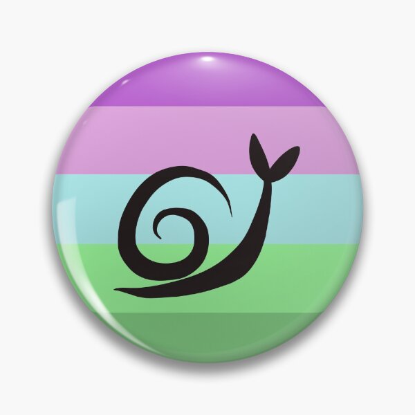 Item preview, NBLM Toric Quadrisian Minimalist Pride Snail Logo designed and sold by PrideSnails.