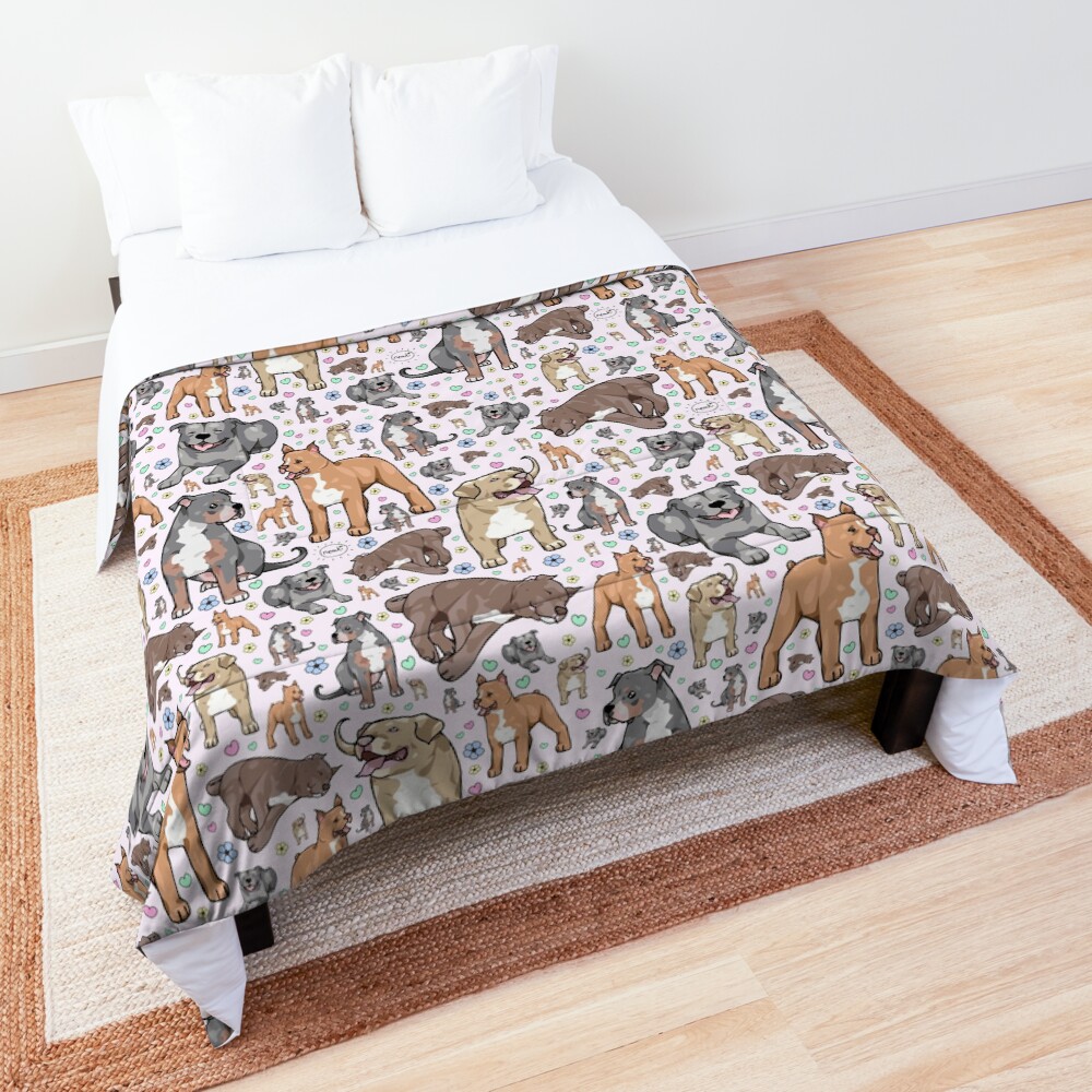 pitbull comforter