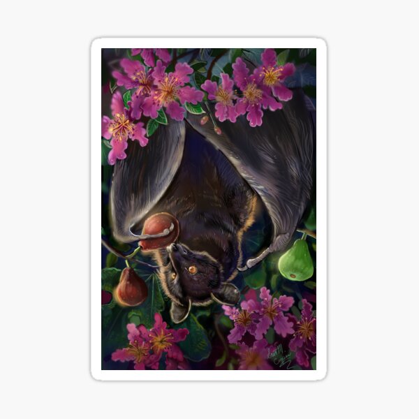Livingstone Flying Fox and Figs Sticker