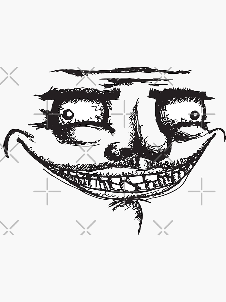 Trollface (Horror at Memes) PNG by Pogoriki on Sketchers United