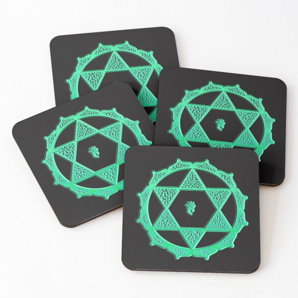 Item preview, Heart chakra symbol yoga meditation gift designed and sold by Jelisandie.