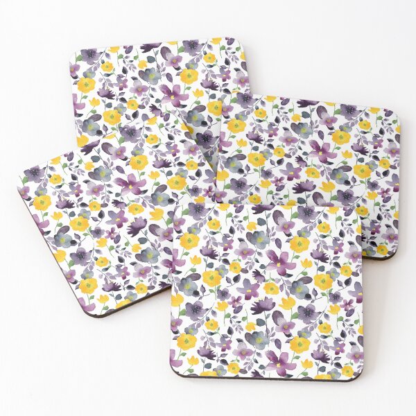 Item preview, purple and yellow romance designed and sold by paint-it-fun.