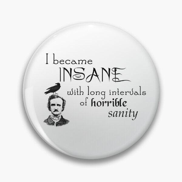 Item preview, Cita de escritor loco poe cuervo designed and sold by 13Moons.