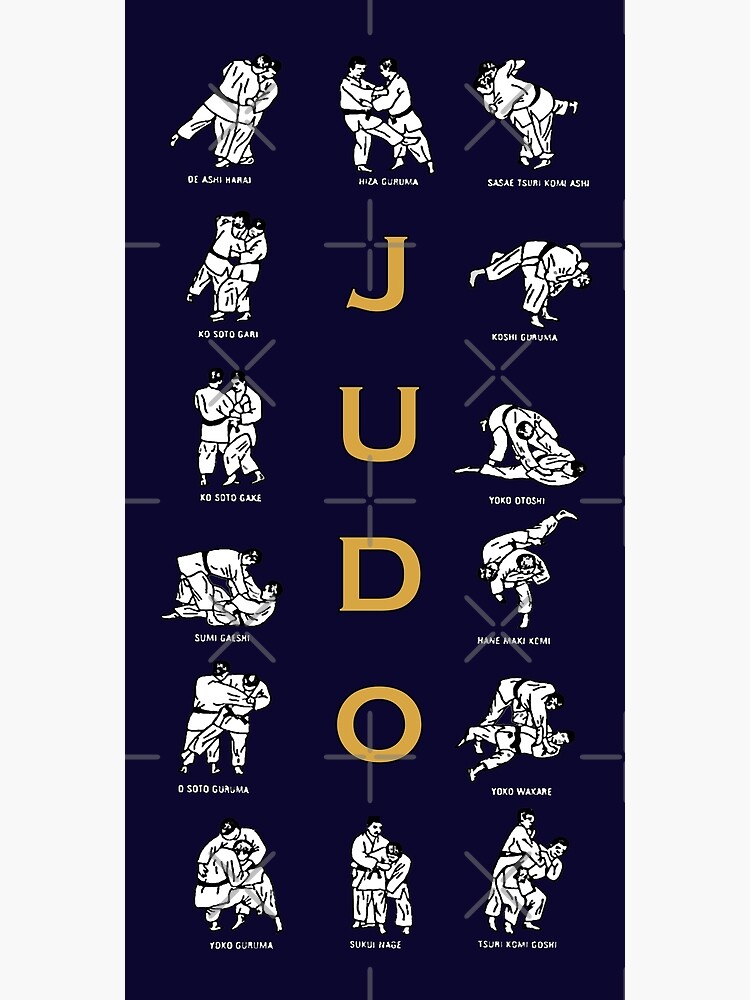 "Judo Techniques" Art Print for Sale by MDAM Redbubble