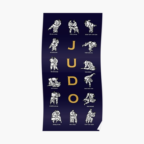 Techniques de judo Poster