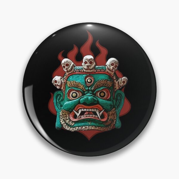 Item preview, Green Mahakala Buddhist Protector designed and sold by pignpix.