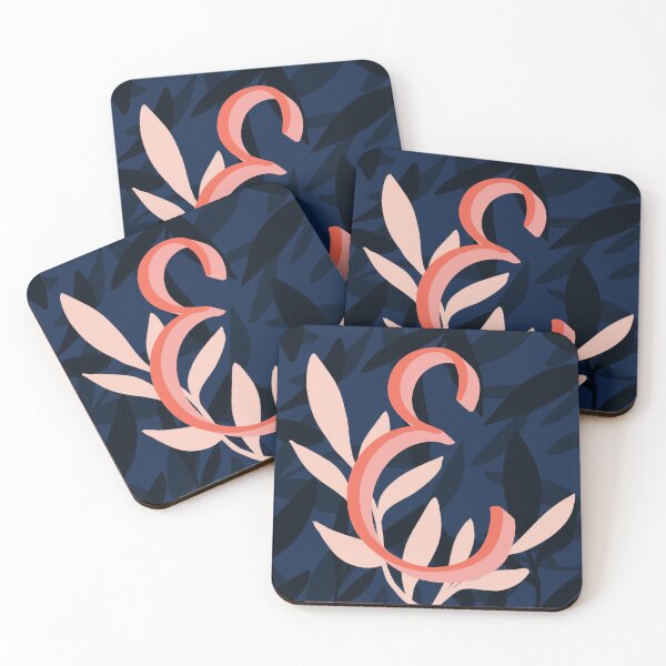 Item preview, E - creative monogram scripted lettering of letter e designed and sold by Ilze Lucero.
