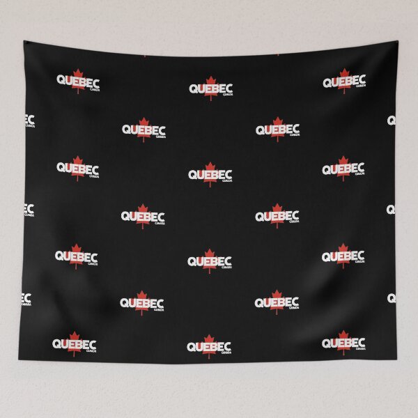 Item preview, Quebec - Canada including Red Maple Leaf Background designed and sold by agsduy.