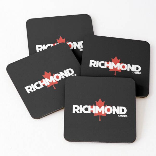 Item preview, Richmond - Canada including Red Maple Leaf Background designed and sold by agsduy.
