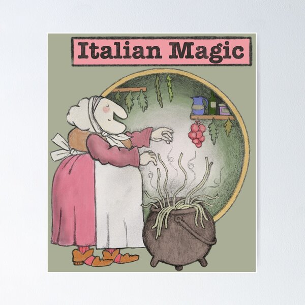 Item preview, Strega Nona Italian Magic designed and sold by Coreparrish.