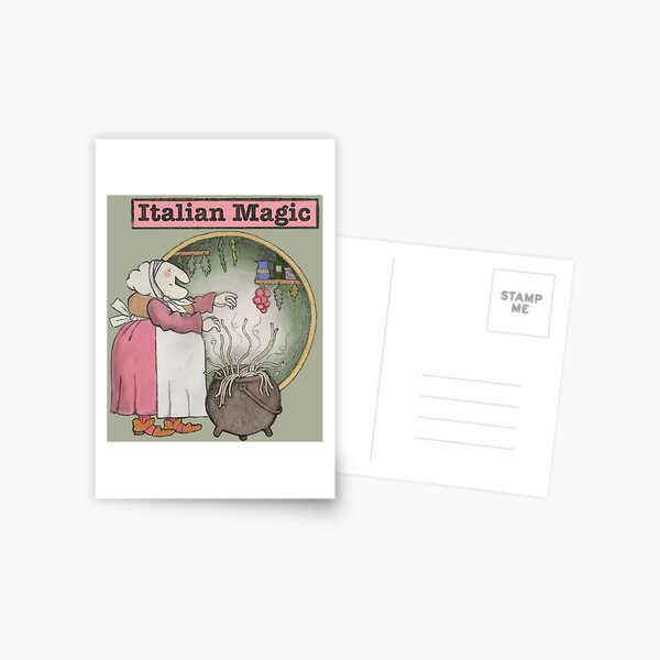 Strega Nona Italienische Magie Postkarte