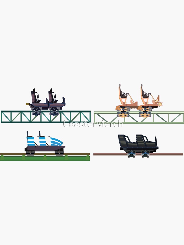 Hansa Park Coaster Cars Design by CoasterMerch