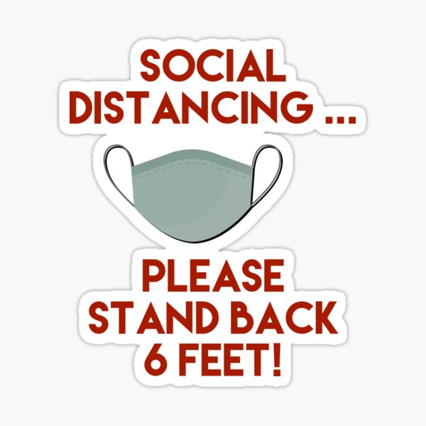 Item preview, Social Distancing II designed and sold by thepaperlady.