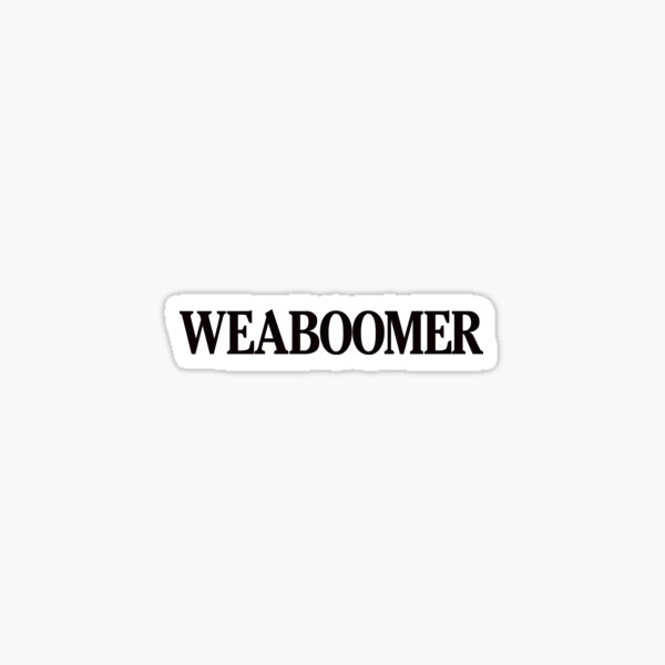 weaboomer Bebop Sticker