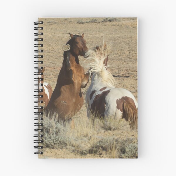 Item preview, Fighting Wild Horses-Signed-2701 designed and sold by JL Woody Wooden.