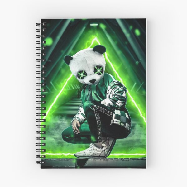 Item preview, Panda neon green T-shirt designed and sold by Maddemaxx77.
