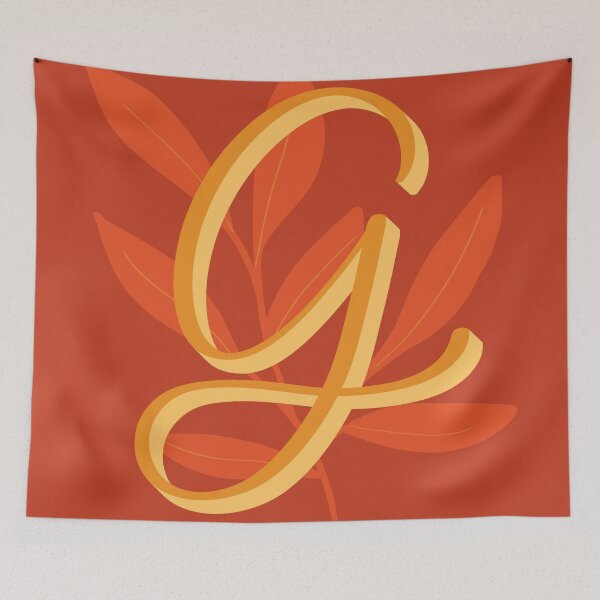 Item preview, G- creative monogram scripted lettering of letter g designed and sold by Ilze Lucero.