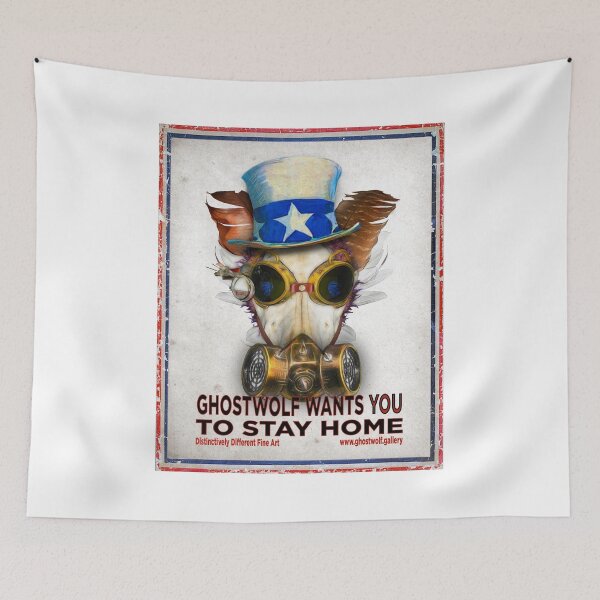 Item preview, GHOSTWOLF WANTS YOU designed and sold by Amy M Ditto.