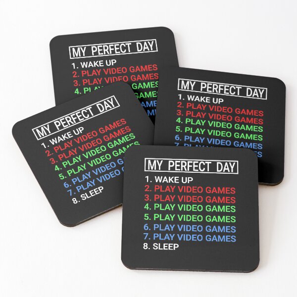 Item preview, My Perfect Day Video Games T-shirt | Funny Cool Gamer Gift designed and sold by meedTee.