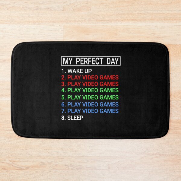 Item preview, My Perfect Day Video Games T-shirt | Funny Cool Gamer Gift designed and sold by meedTee.