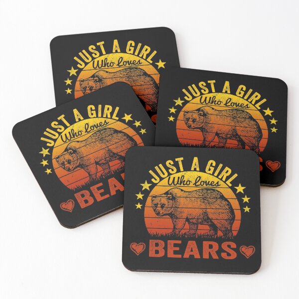 Item preview, Just A Girl Who Loves Bears Funny Vintage Style designed and sold by jonawillian.