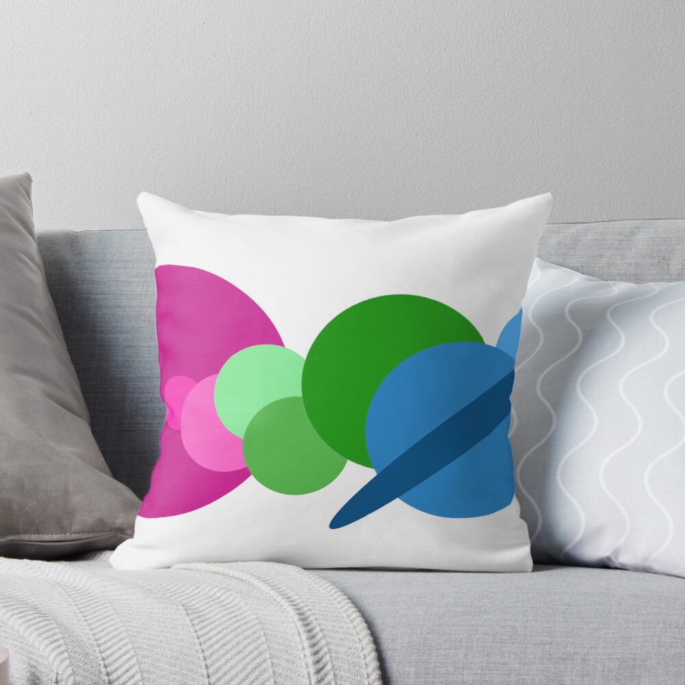 Item preview, Throw Pillow designed and sold by toomanyspectra.