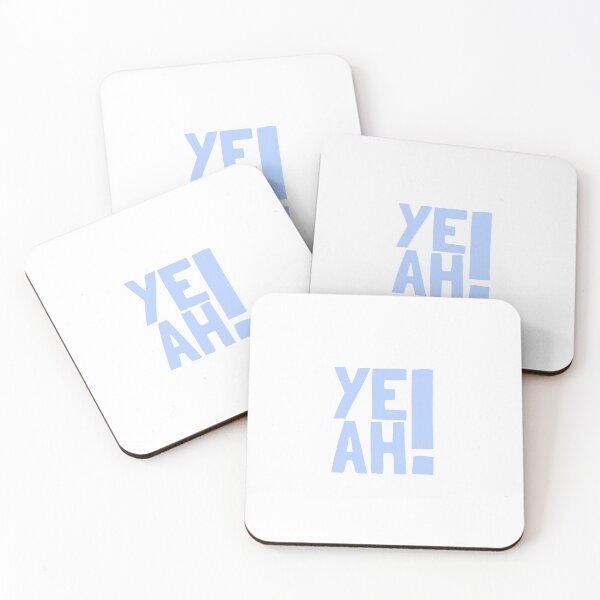 Item preview, Yeah! retro blue designed and sold by Shashleya.