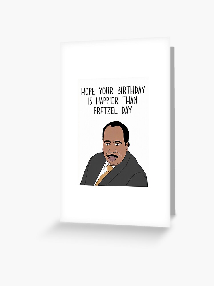 The office birthday card