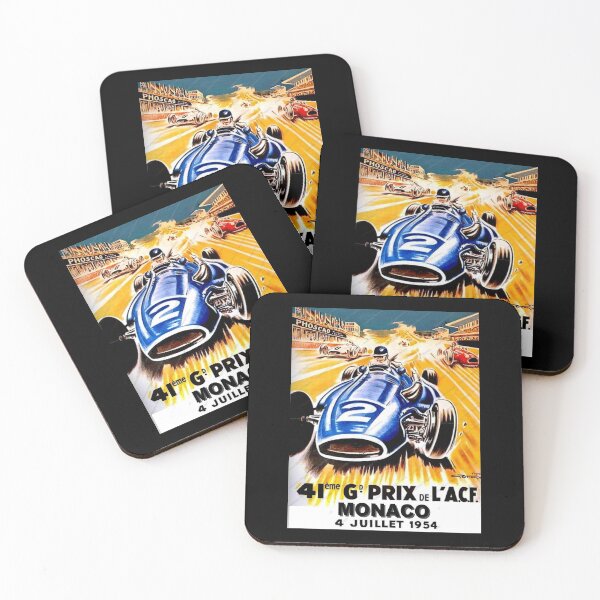 Item preview,  MONACO : Vintage 1954 Grand Prix Auto Racing Print designed and sold by posterbobs.