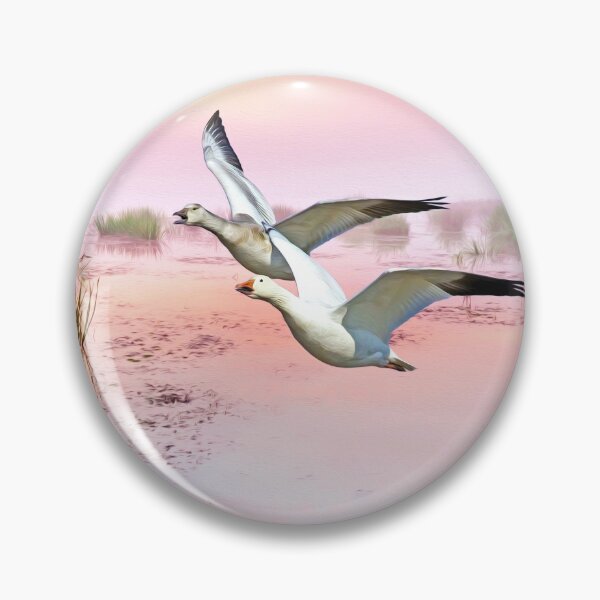 Item preview, Mr. and Mrs. Snow Goose designed and sold by FineArtography.