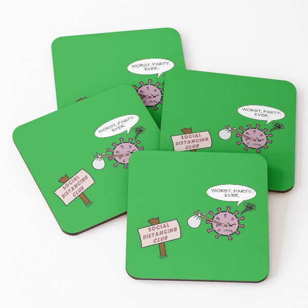 Item preview, The Social Distancing Club designed and sold by shackledlettuce.