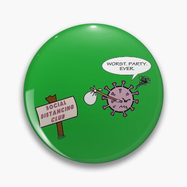 Item preview, The Social Distancing Club designed and sold by shackledlettuce.