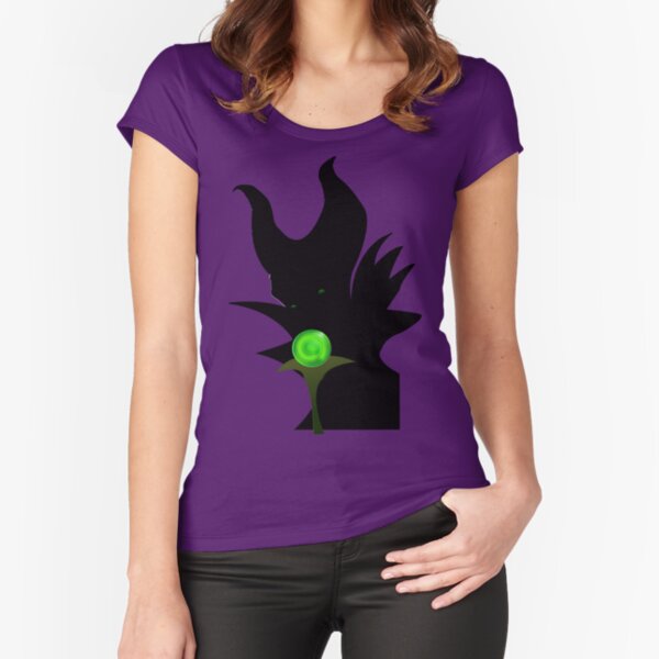 Mistress Of All Evil Fitted Scoop T-Shirt