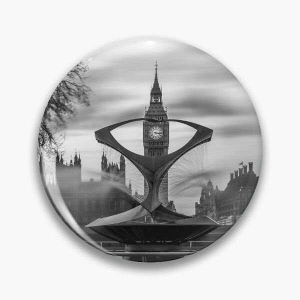 Item preview, Black and White Bigben, London designed and sold by RezieMart.