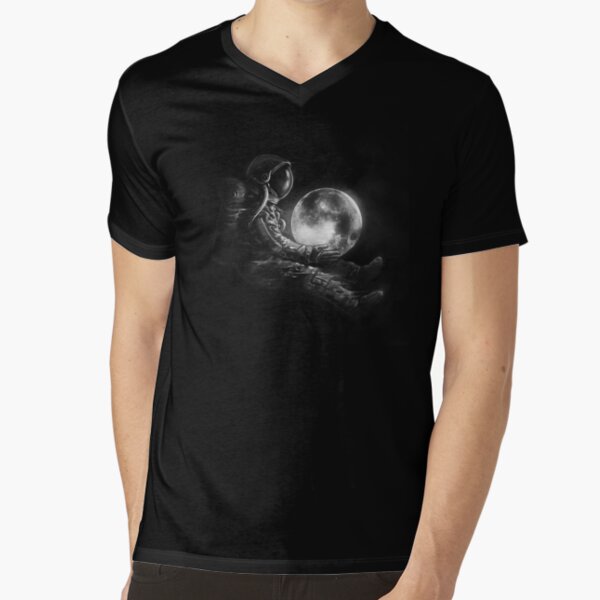 Moon Play V-Neck T-Shirt
