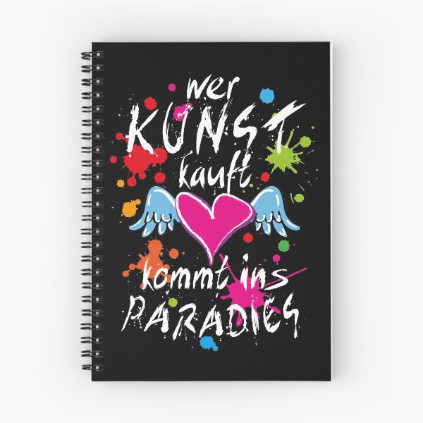 Item preview, 14 Wer Kunst kauft kommt ins Paradies Herz Flügel designed and sold by Margarita-Art.