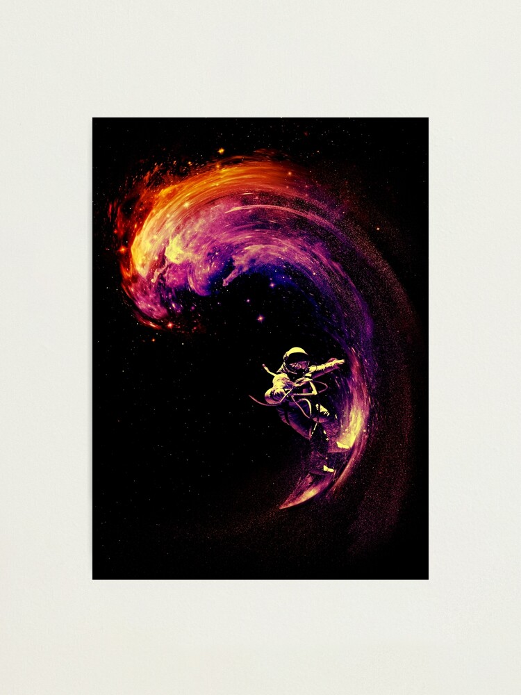 Alternate view of Space Surfing Photographic Print