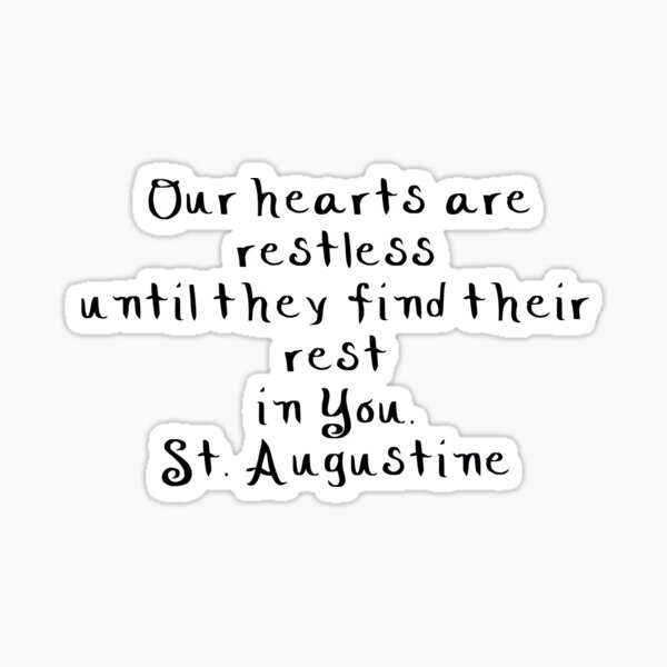 St Augustine Quote Gifts Merchandise Redbubble