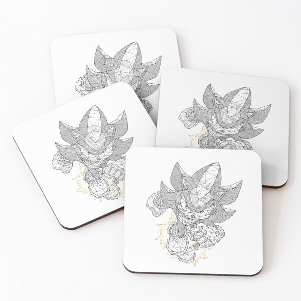 Item preview, Geometric Shadow the Hedgehog designed and sold by Daniel Grey.