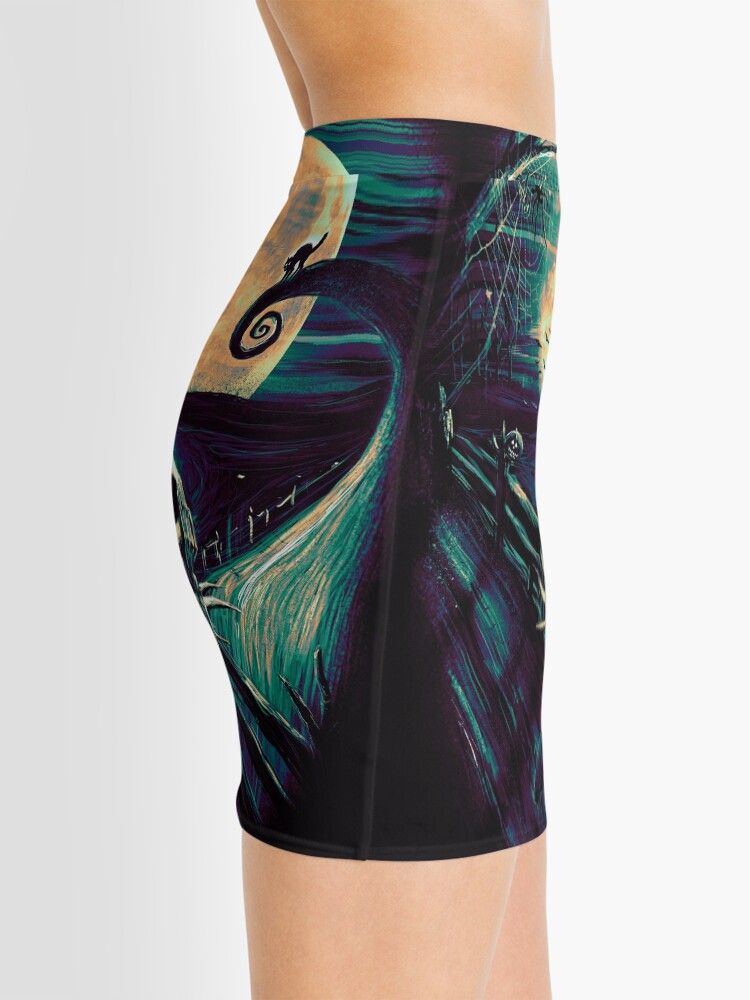 Alternate view of The Scream Before Christmas Mini Skirt