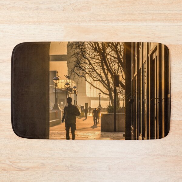 Item preview, Runner Silhouette tower bridge London behind him designed and sold by RezieMart.