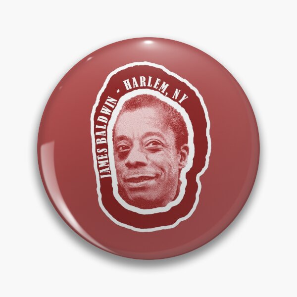 Item preview, James Baldwin - Harlem, NY | Famous Writer Abstract Burgundy and White designed and sold by balbert3.