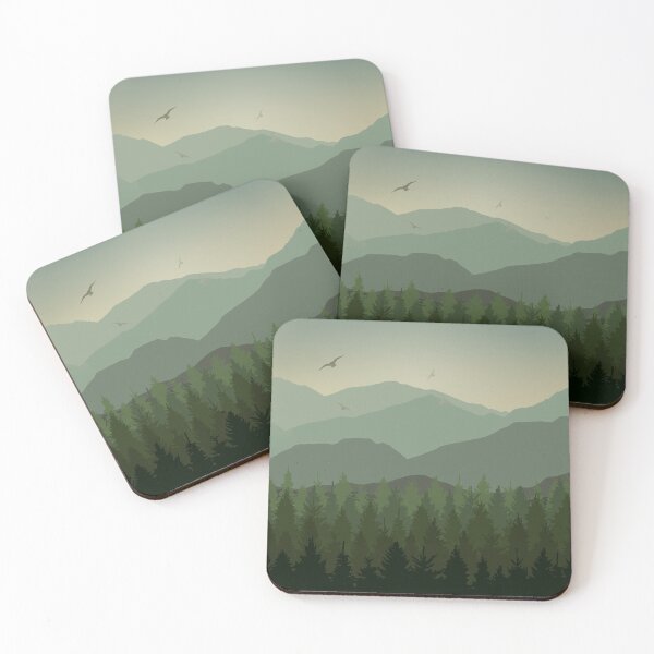 Item preview, Calming Mountainside Forest Scene designed and sold by Hannah0927.