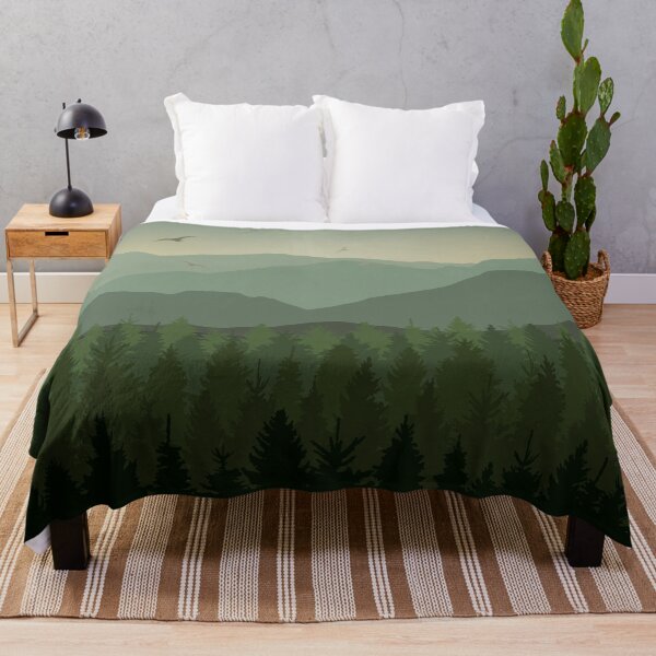 Item preview, Calming Mountainside Forest Scene designed and sold by Hannah0927.
